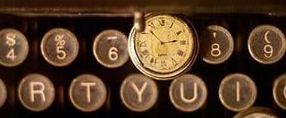 Belletristiklektorat Tastatur alte Schreibmaschine